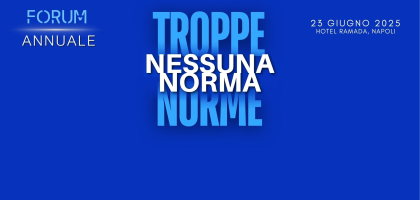 TROPPE NORME, NESSUNA NORMA
