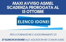 MAXI AVVISO ASMEL: SCADENZA PROROGATA AL 15 OTTOBRE