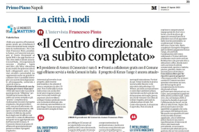 Il Centro Direzionale di Napoli e la sua riqualifica: l'intervista de IlMattino a Francesco Pinto, segretario generale Asmel