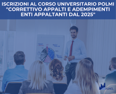 ISCRIZIONI AL CORSO UNIVERSITARIO POLMI 